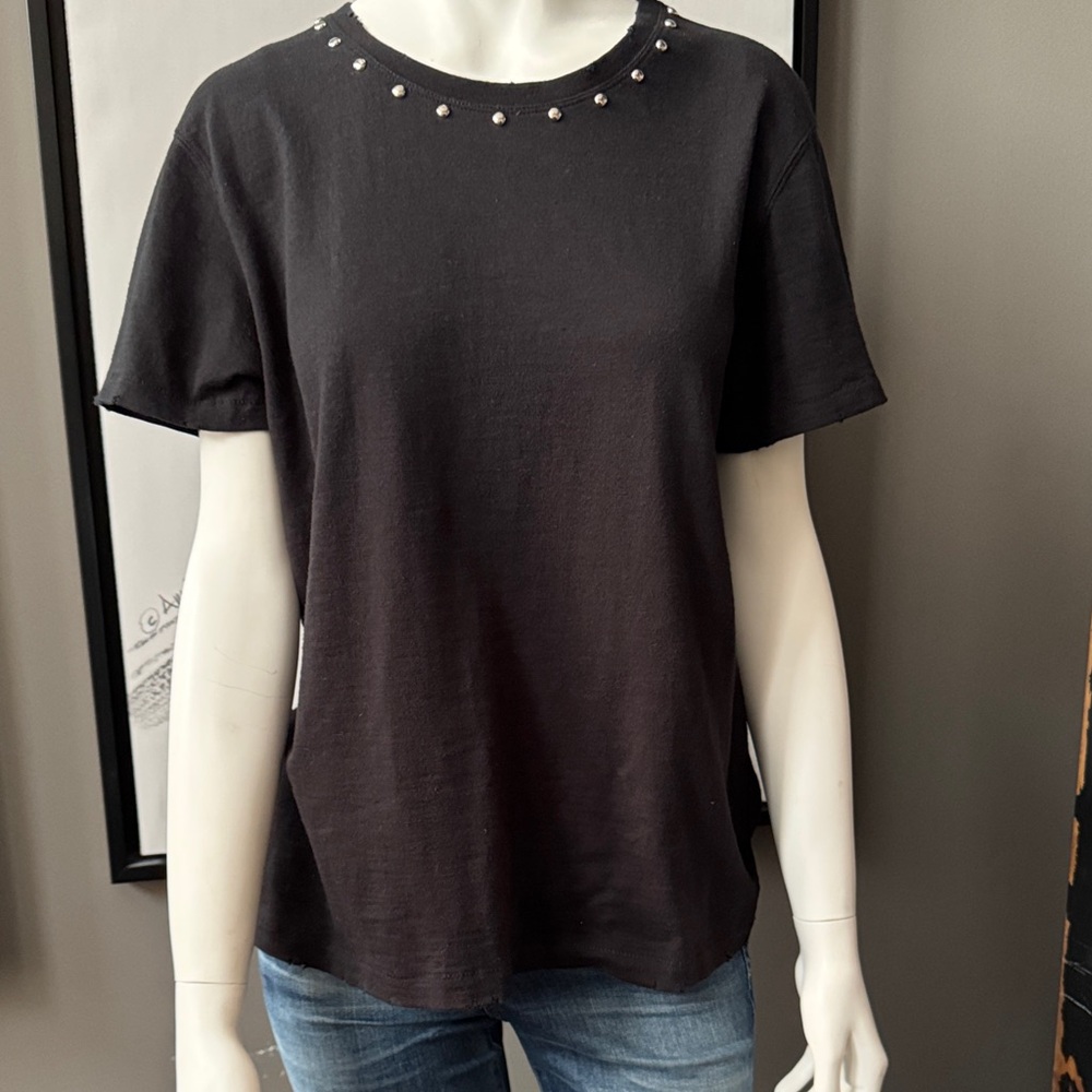 Black Studded Current/ Elliott Women's Top